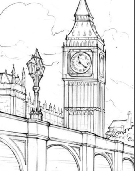 Башня Биг Бен 3 башни