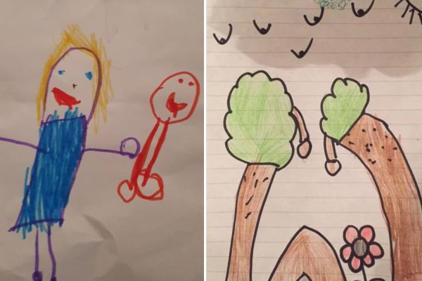 Инди КИД хиппи живопись