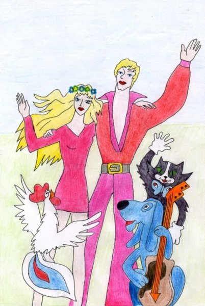 Рисунок Бременские музыканты 2 класс