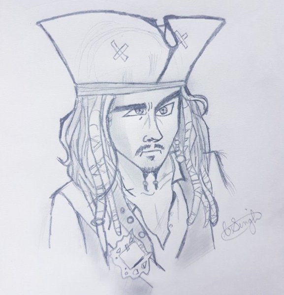 Рисование Ладья корабль