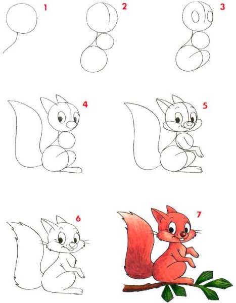 Животные карандашом