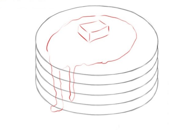 Блины рисунок