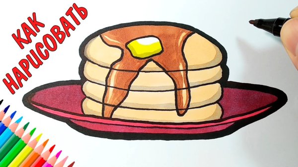 Блины карандашом