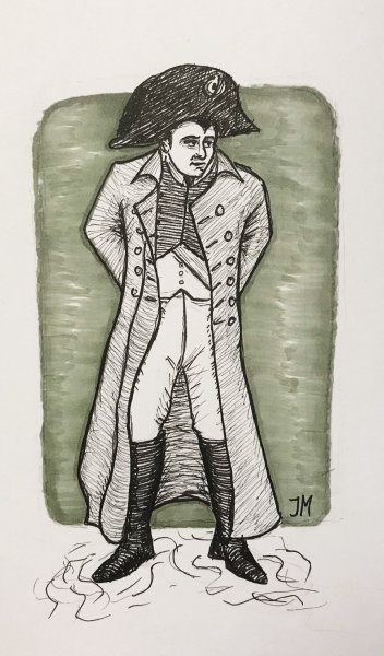 Наполеон Бонапарт рисунок