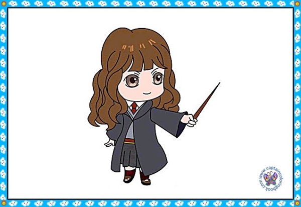 Гарри Поттер Гермиона и Рон рисунок