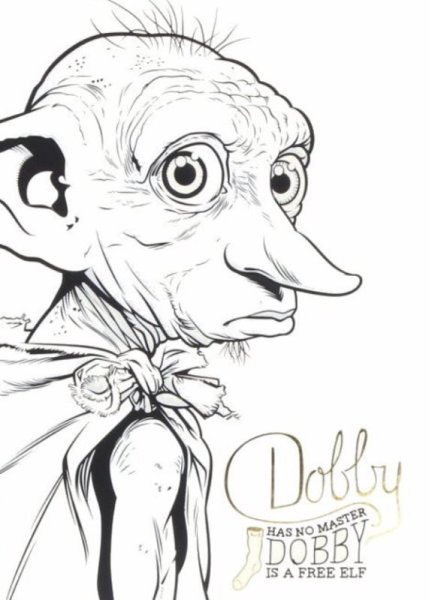 Раскраски Harry Potter Dobby