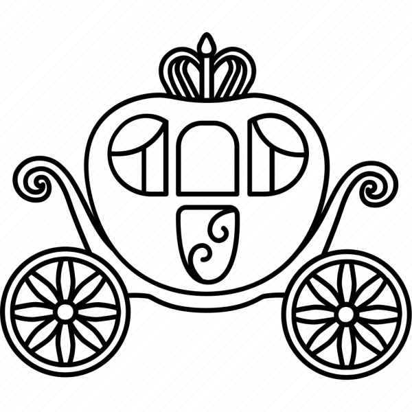 Карета для Золушки рисование