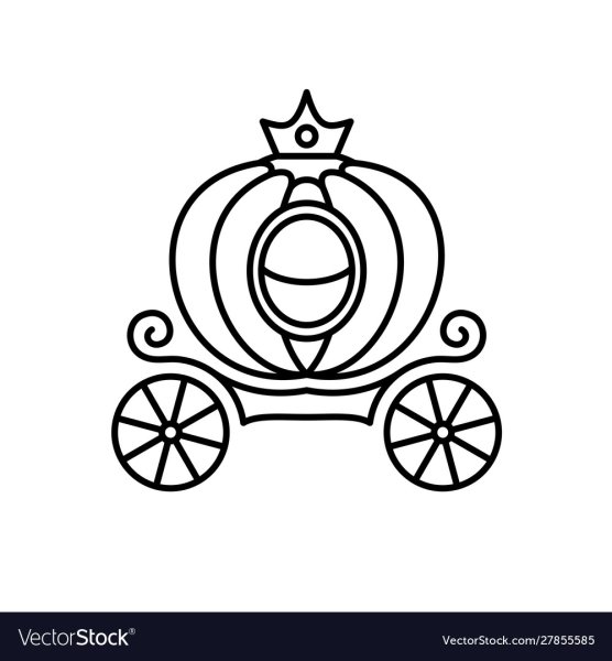 Рисовать карету Золушки