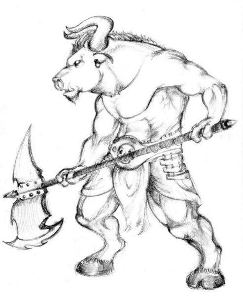 Распечатка Минотавра