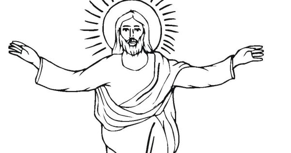 Иисус Христос рисунок