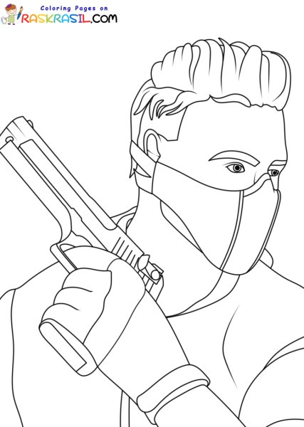 Спецназ. Раскраска