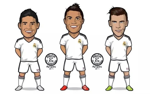 Криштиану Роналду нарисовать в форме