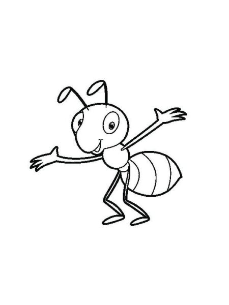 Муравей карандашом