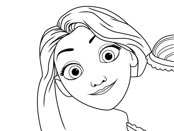 Рапунцель рисунок