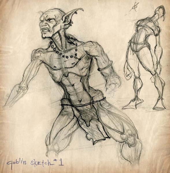 Рисунки в стиле Гоблин кор