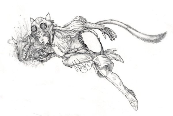 Рисунки в стиле Goblincore