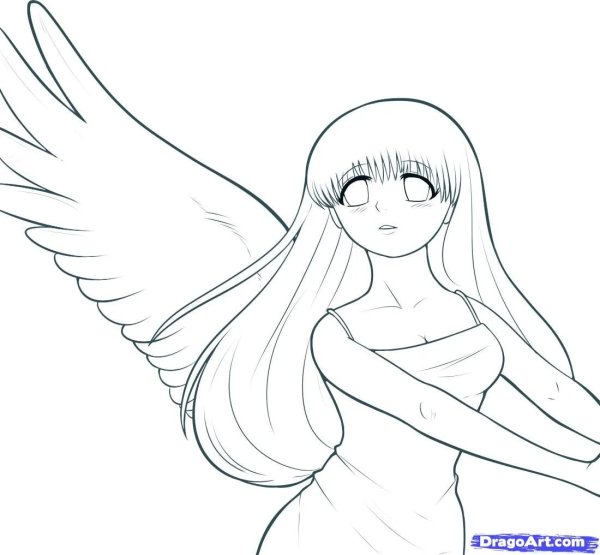 Аниме для срисовывания для 9 лет