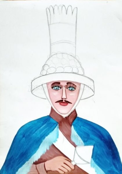 Раскраска Вале карнавал