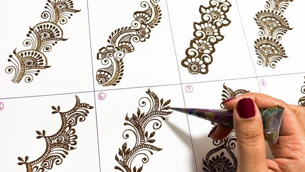 Рисунки хной легкие маленькие