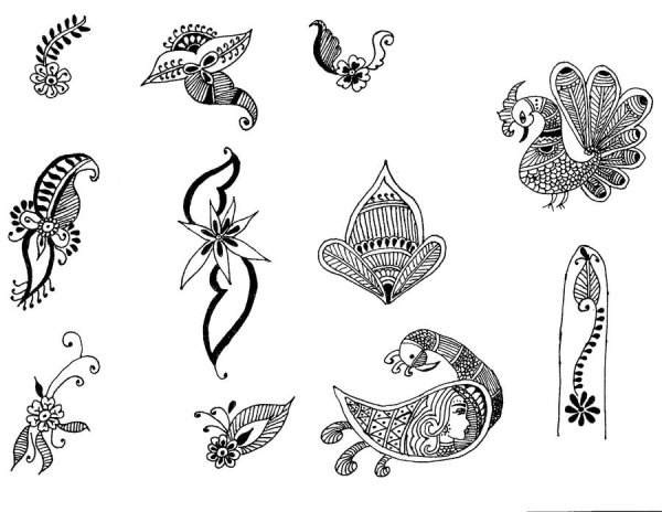 Мехенди узоры для начинающих поэтапно