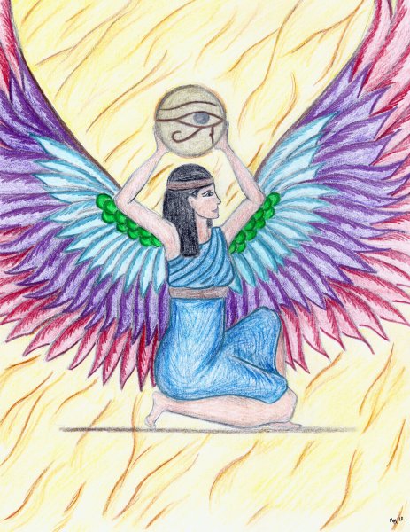 Исида нарисовать