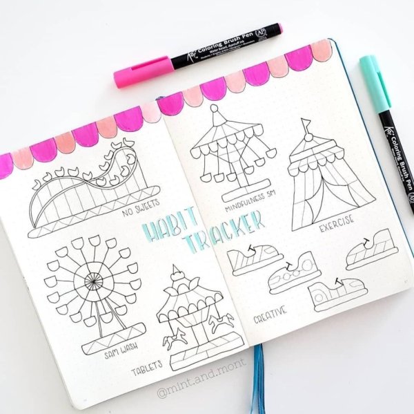 Bullet Journal листики
