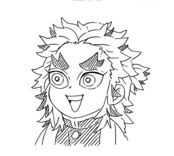 Ренгоку рисунок