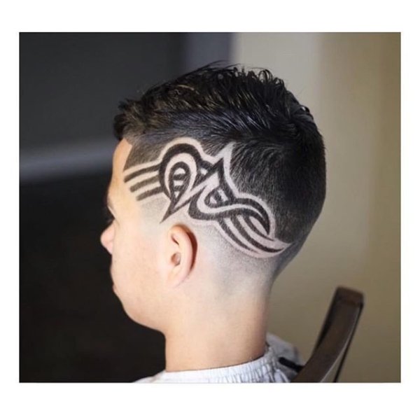 Стрижки для мальчиков с узорами