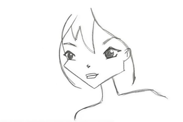 Поэтапное рисование Винкс