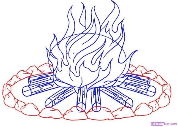 Огонь карандашом