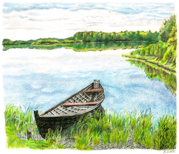 В море. Раскраска