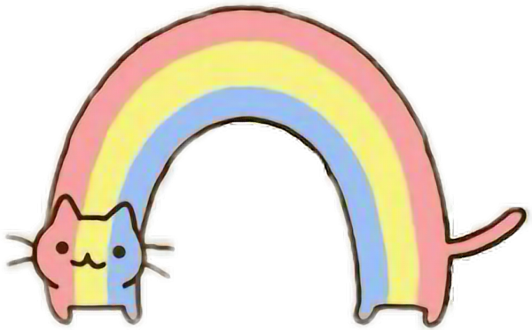 Радужные рисунки для срисовки