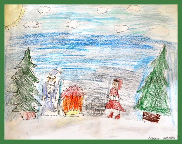 Рисунок на тему 12 месяцев