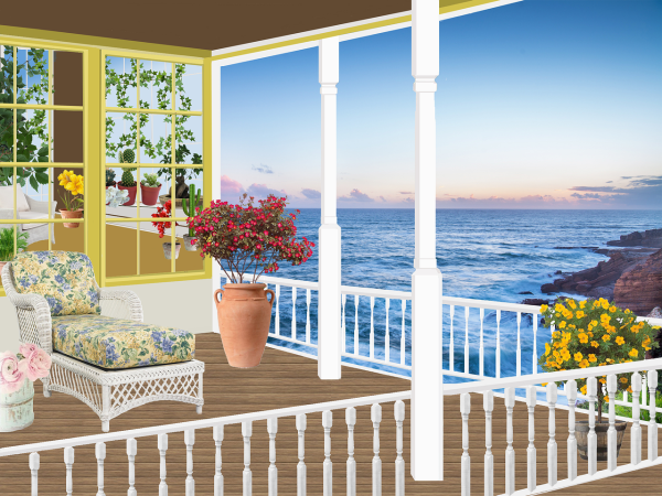 Фотообои летняя веранда