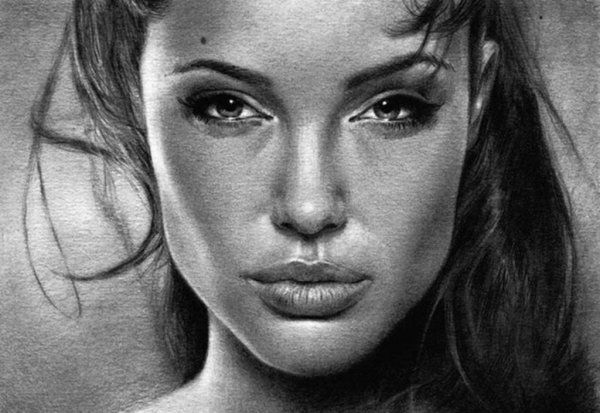 Картинки нарисованные карандашом девушки