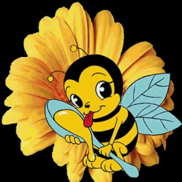 Пчела рисунок