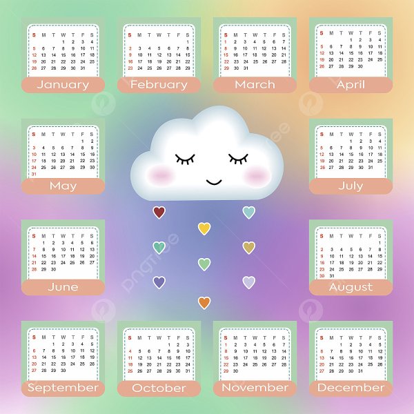 Идеи для календаря рисунки