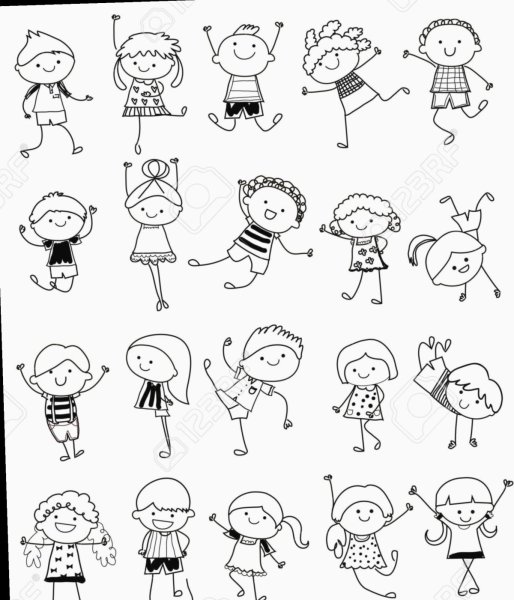 Прикольные человечки картинки