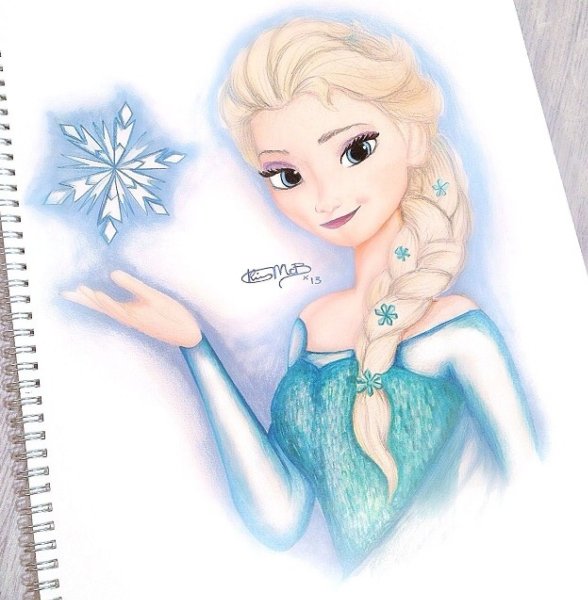 Эльза рисунок