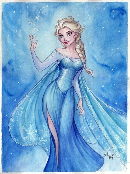 Холодная Эльза Амбер