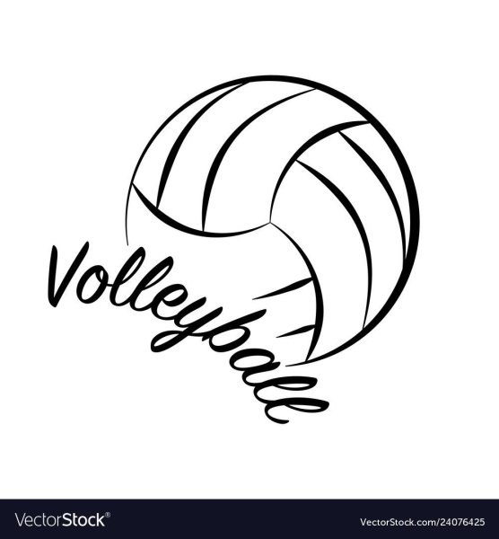 Волейбольный мяч красками