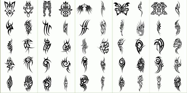 Дракон трайбл эскиз