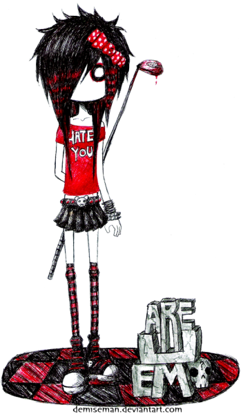 Эмо рисунки 2007