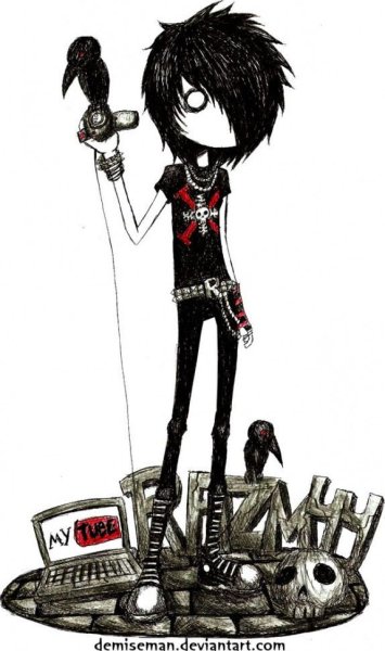 Плакаты в стиле эмо