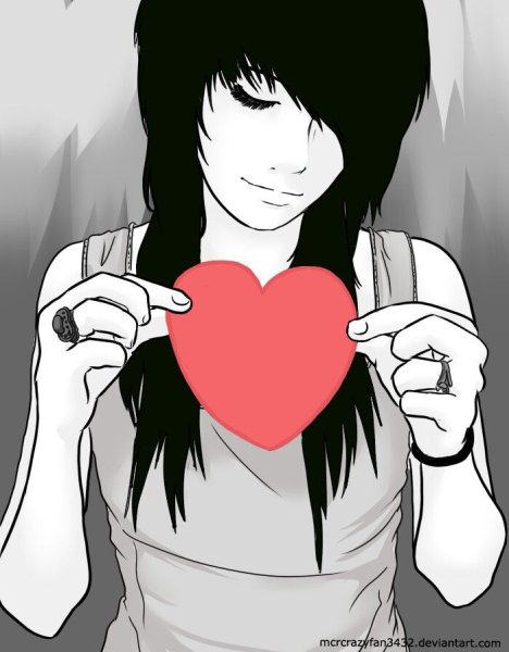 Эмо девочка аниме