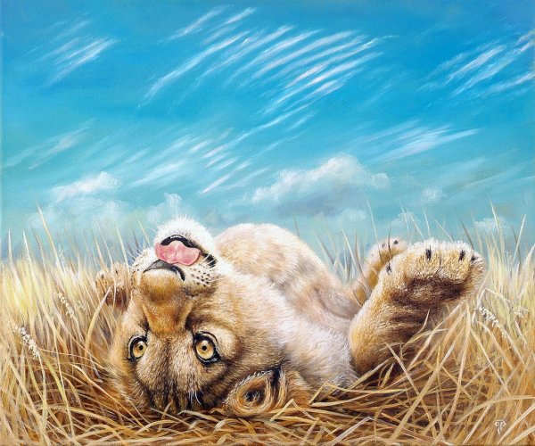 Львенок арт