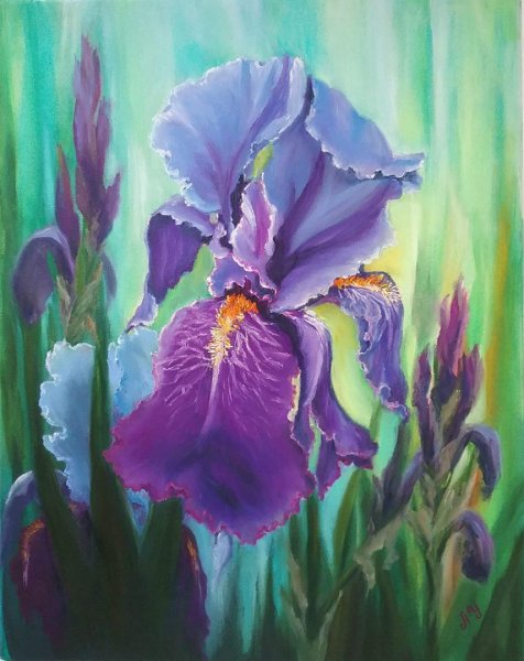 Макс Пехштейн ирисы