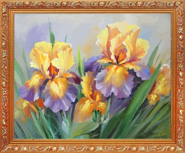 Татьяна Сидюкова художник ирисы