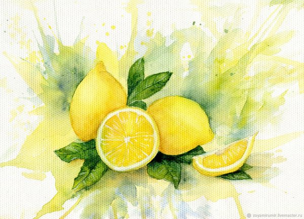 Лимоны картина