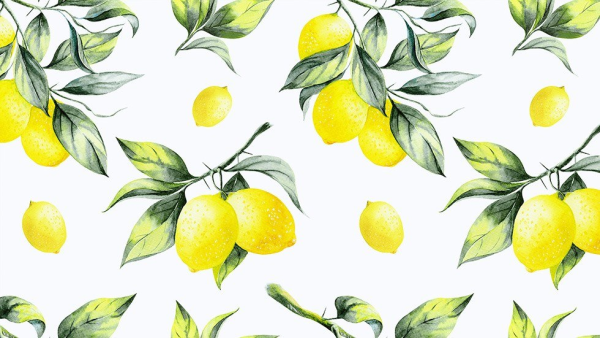 Паттерн лимоны Дольче Габбана